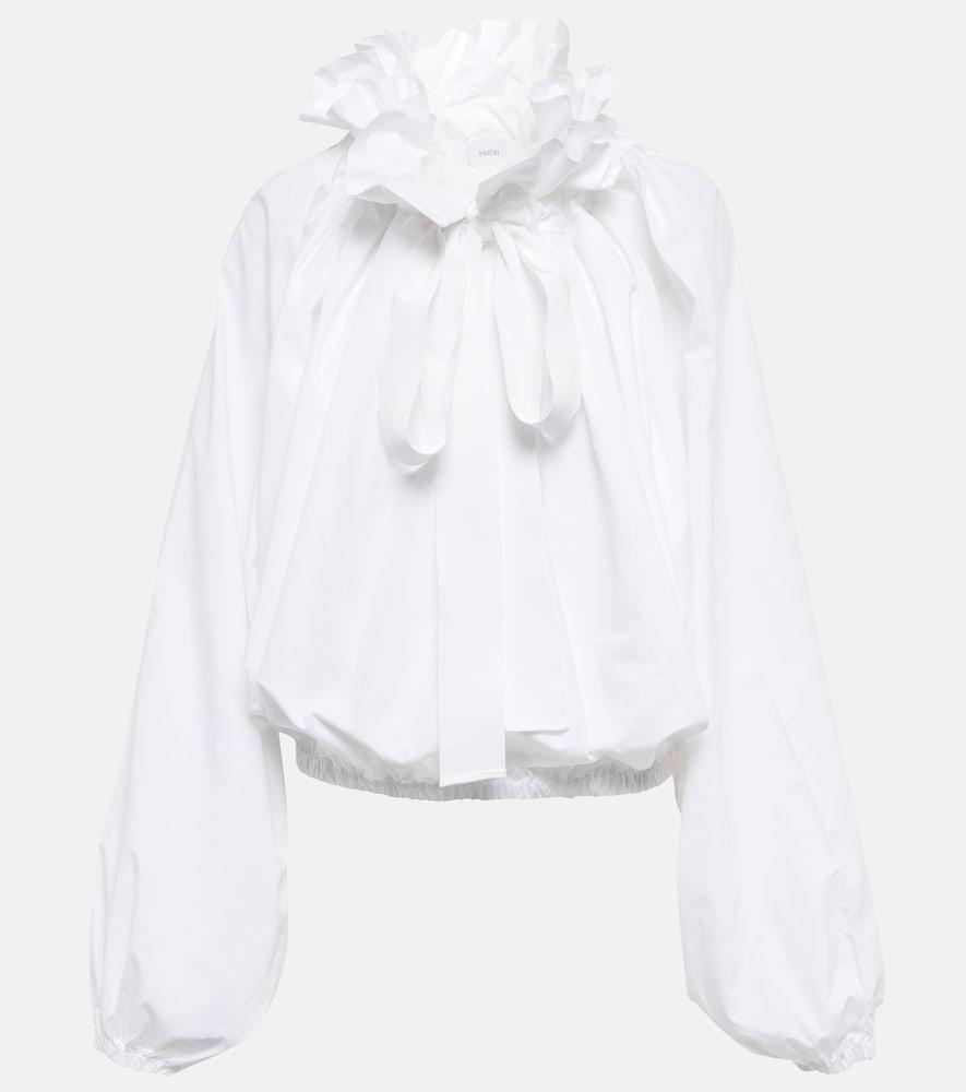 patou ruffled tie