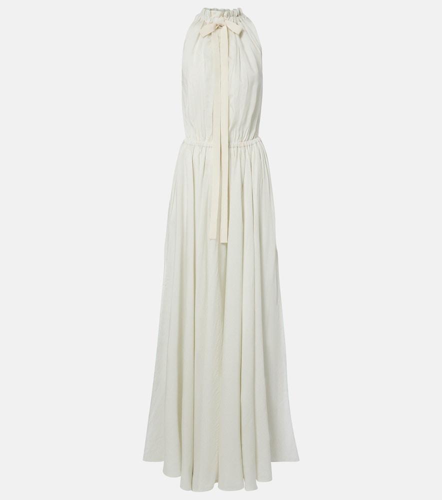 patou striped maxi dress