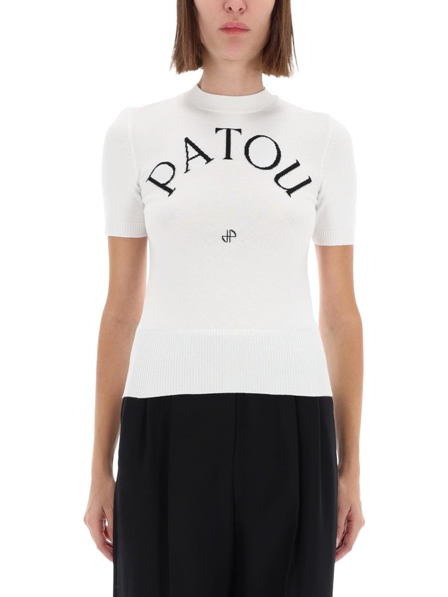 patou t-shirt with logo writing