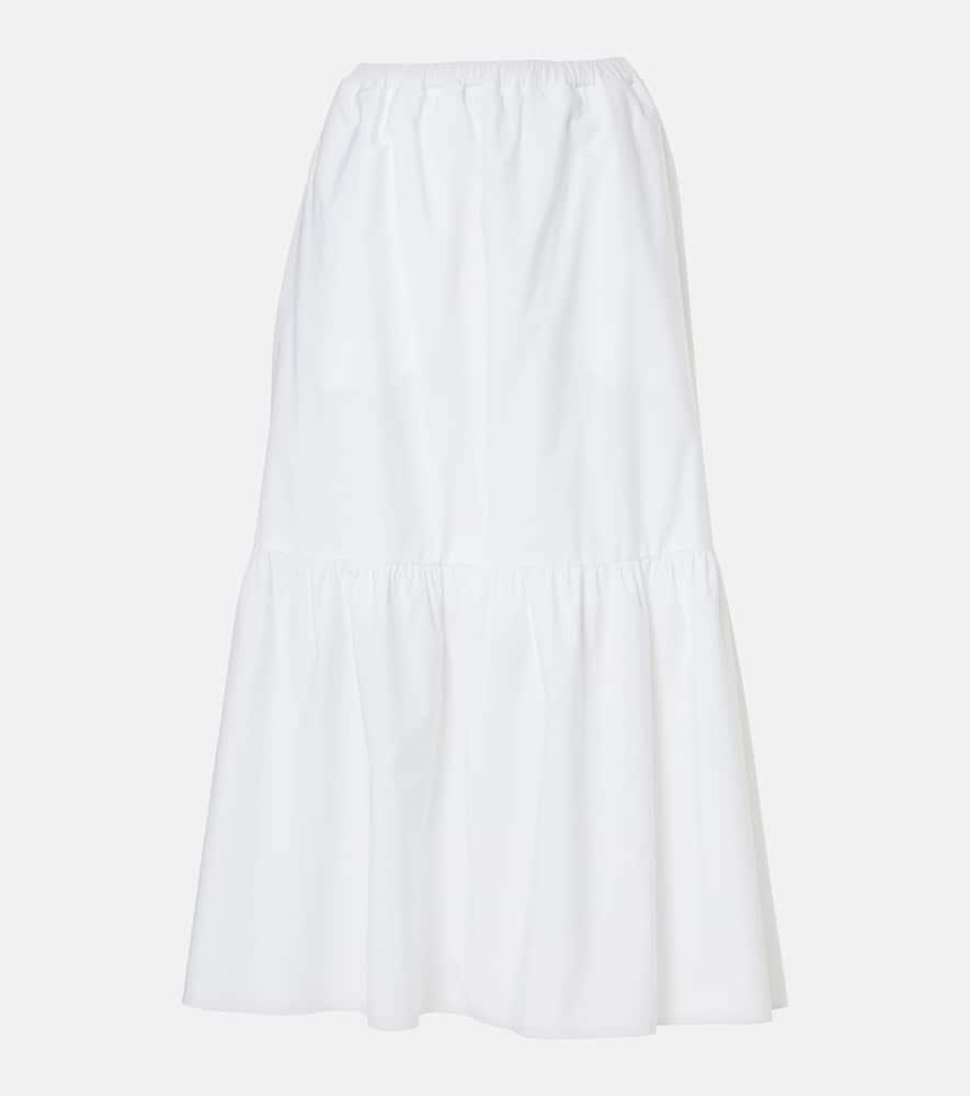 patou tiered cotton maxi skirt