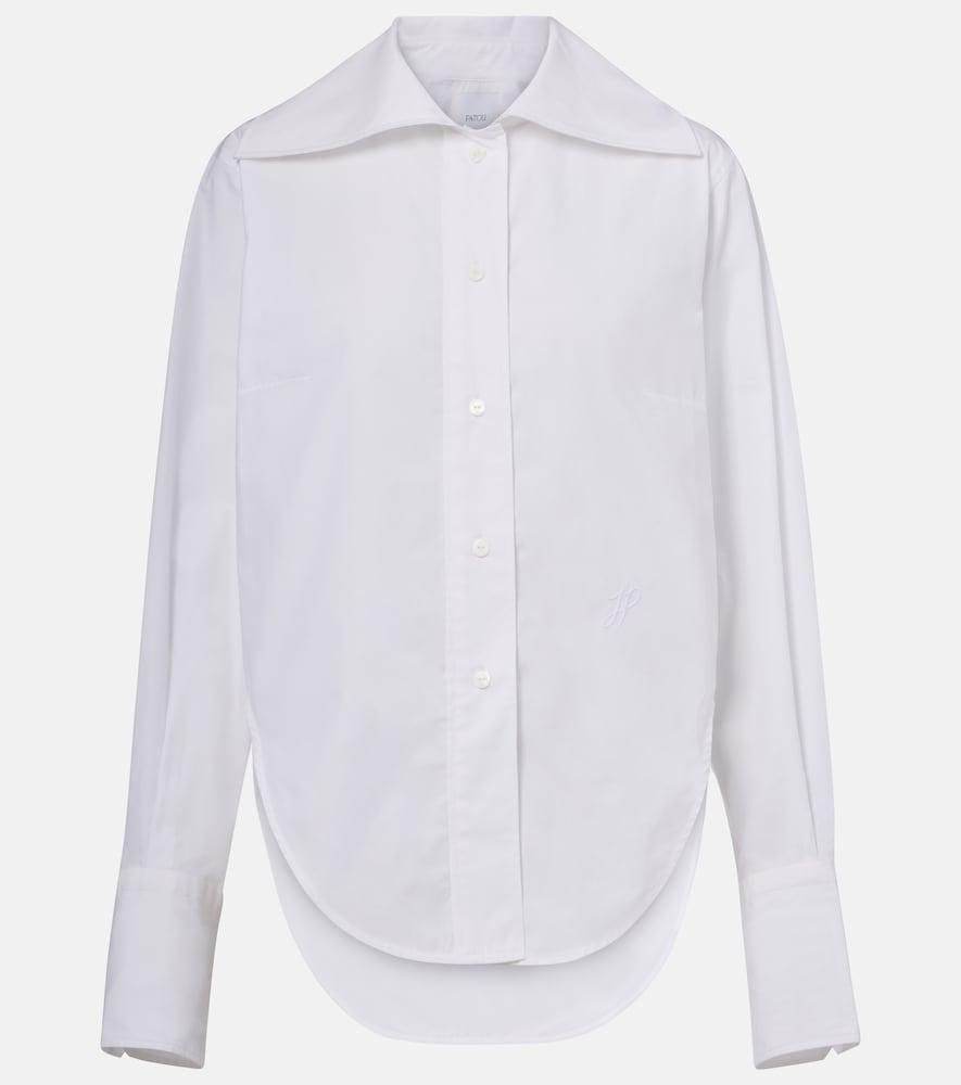patou violin cotton poplin shirt