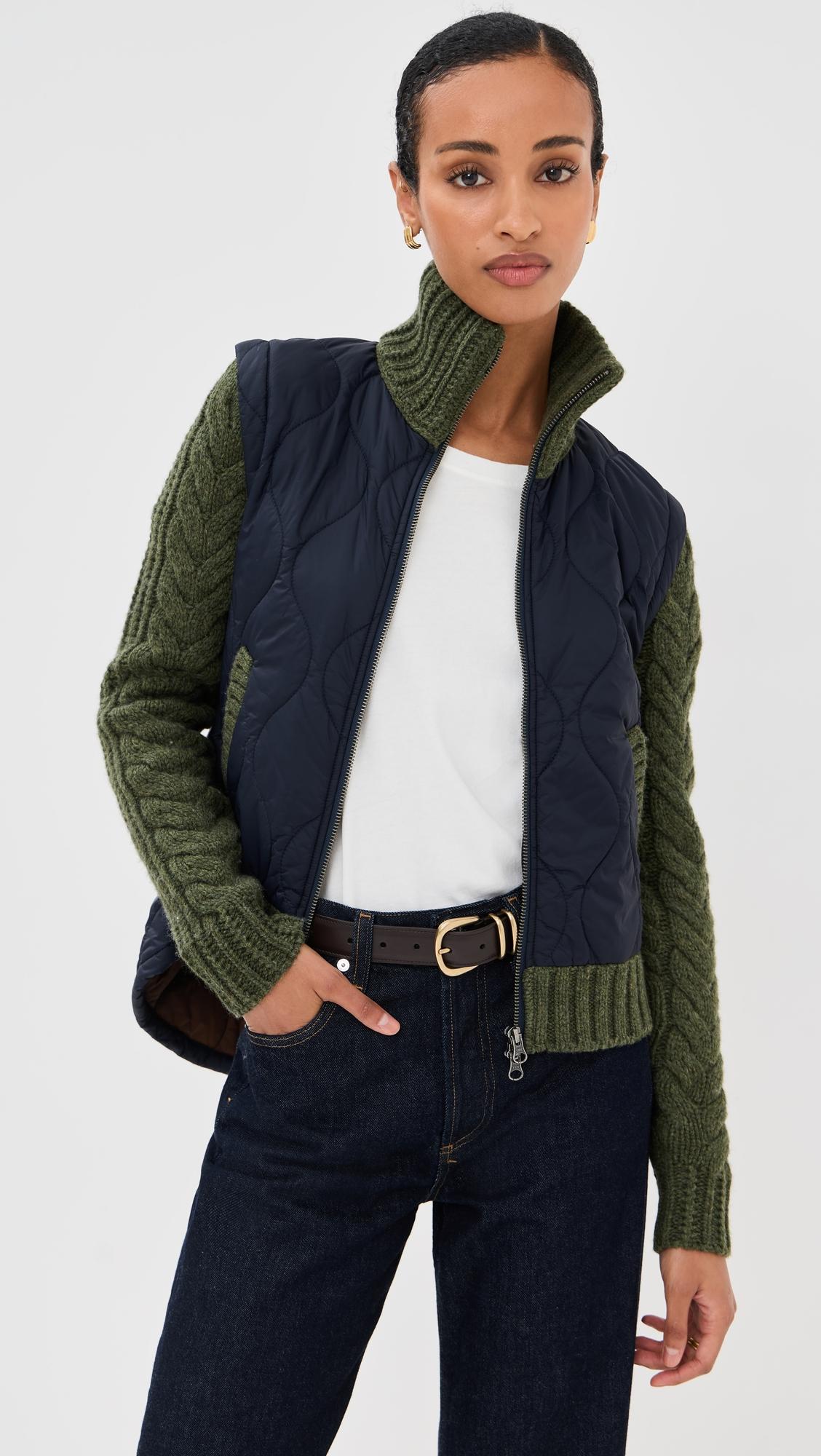 patra mixed media jacket