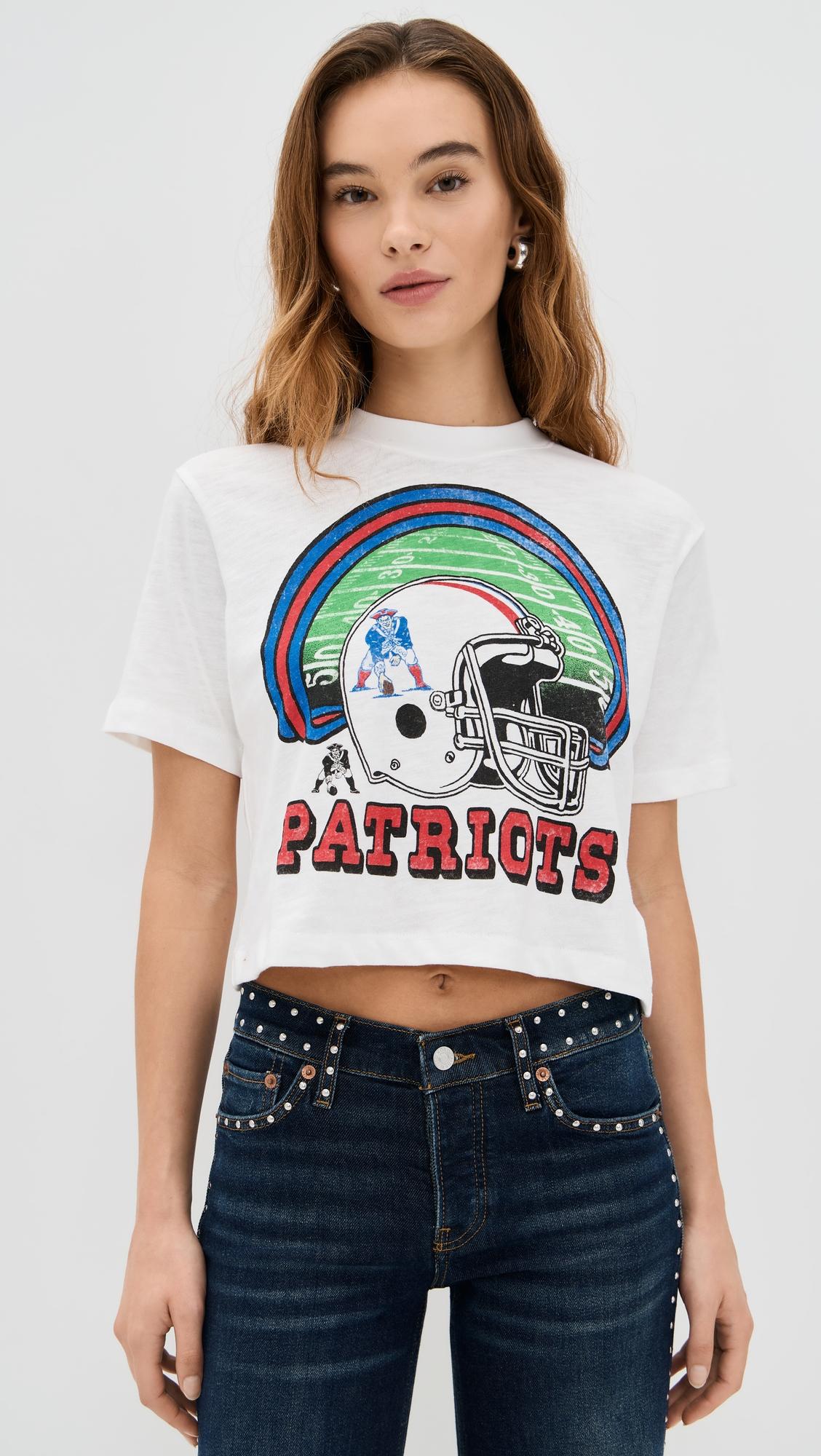 patriots thrill mn crop tee