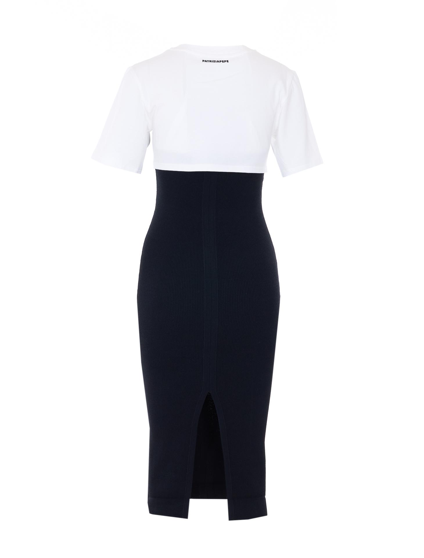 patrizia pepe dresses black viscose - women