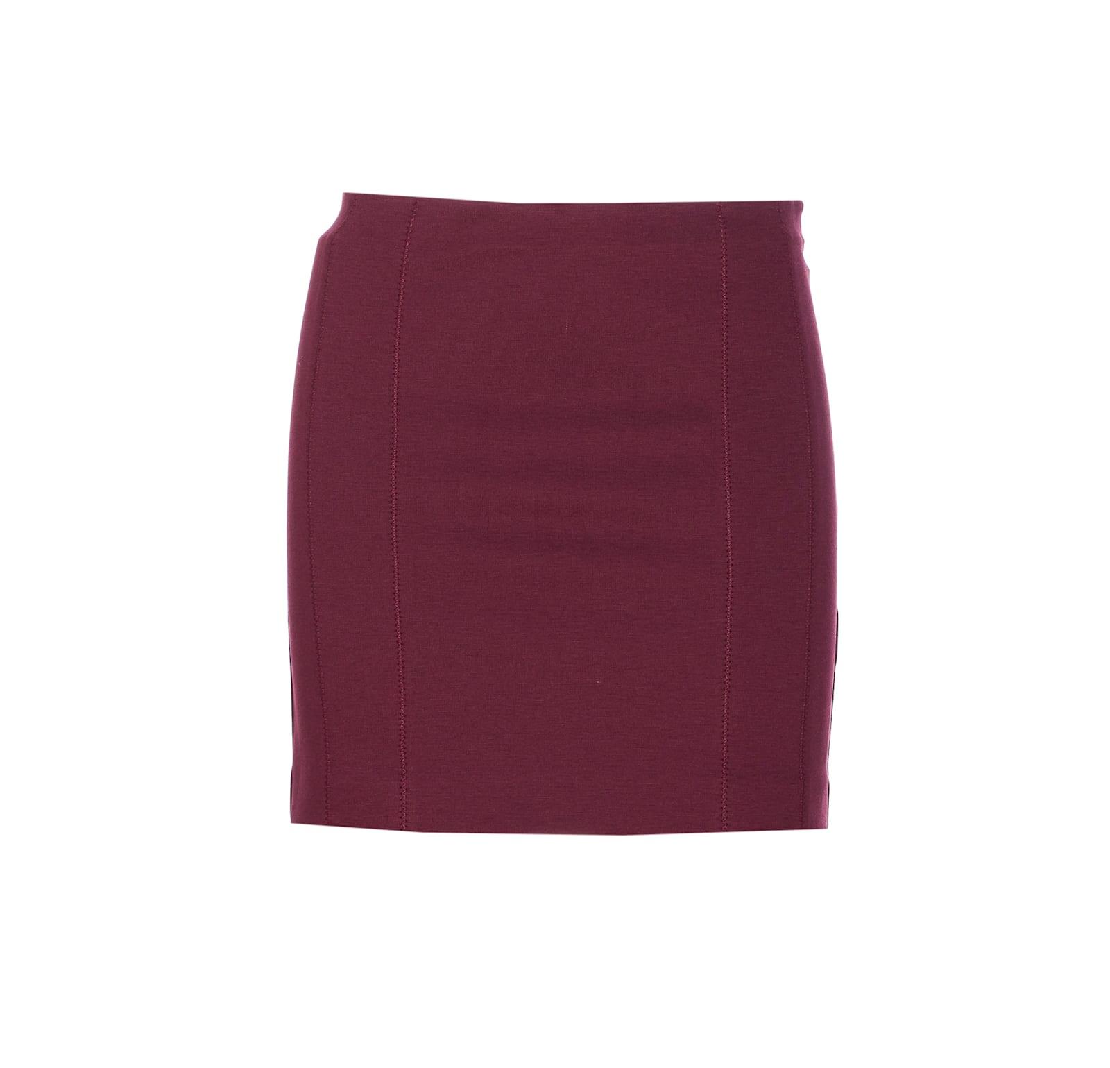patrizia pepe essential mini skirt