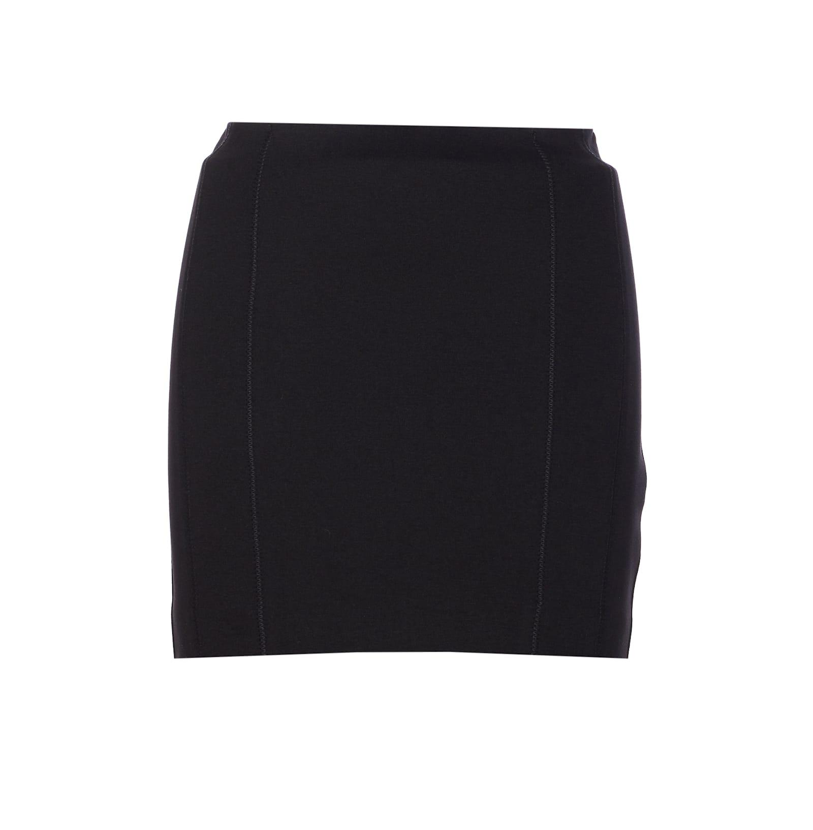 patrizia pepe essential mini skirt