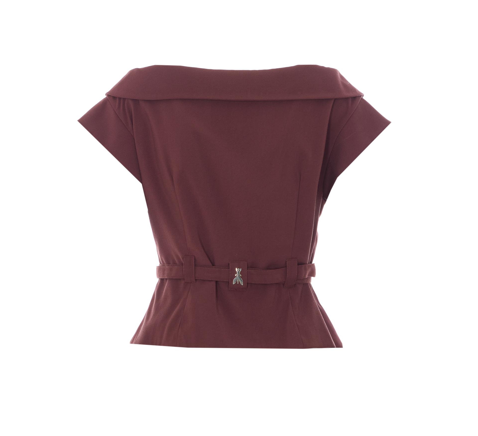 patrizia pepe jackets red viscose - women