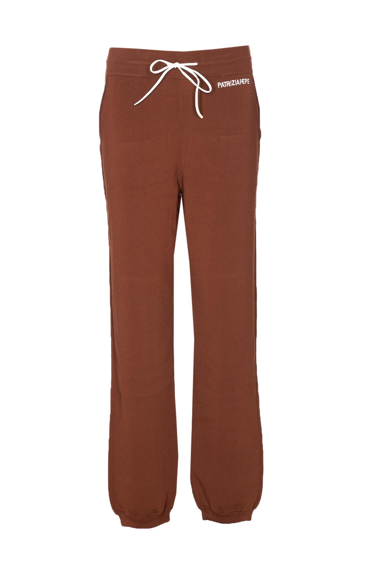 patrizia pepe logo pants
