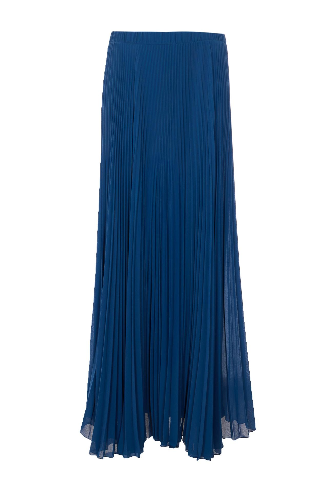 patrizia pepe long pleated skirt