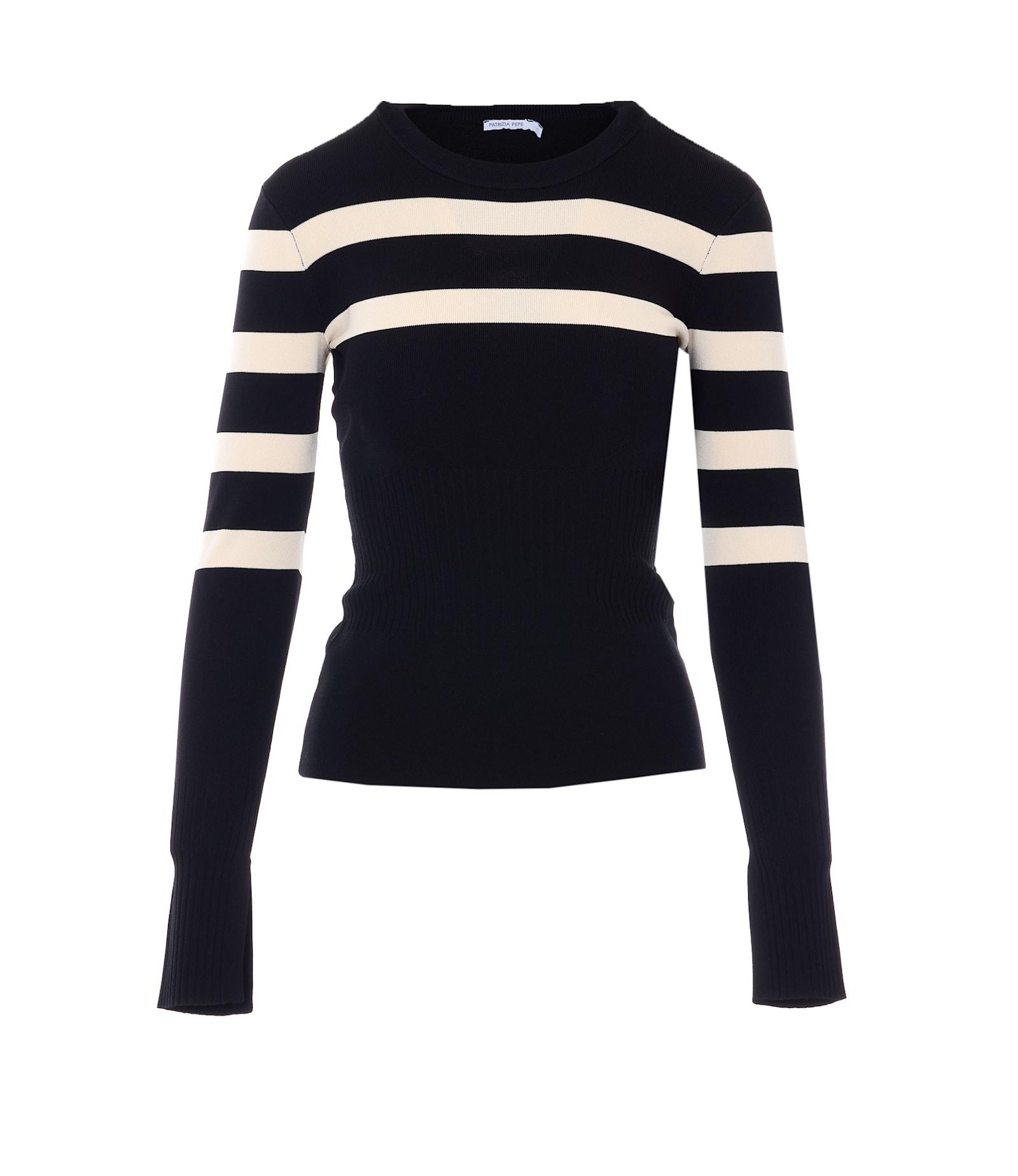 patrizia pepe striped sweater