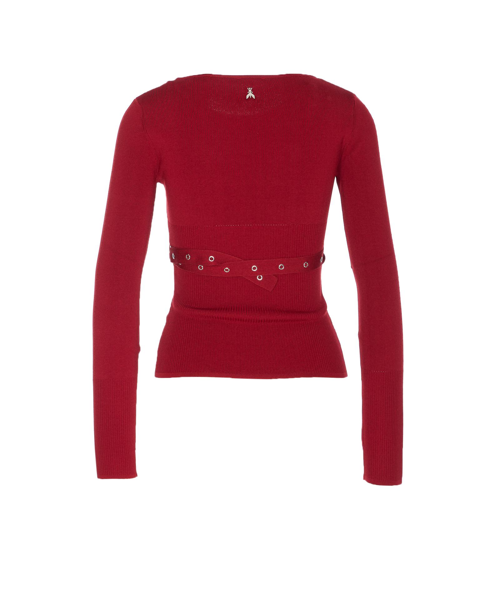 patrizia pepe sweaters red viscose - women