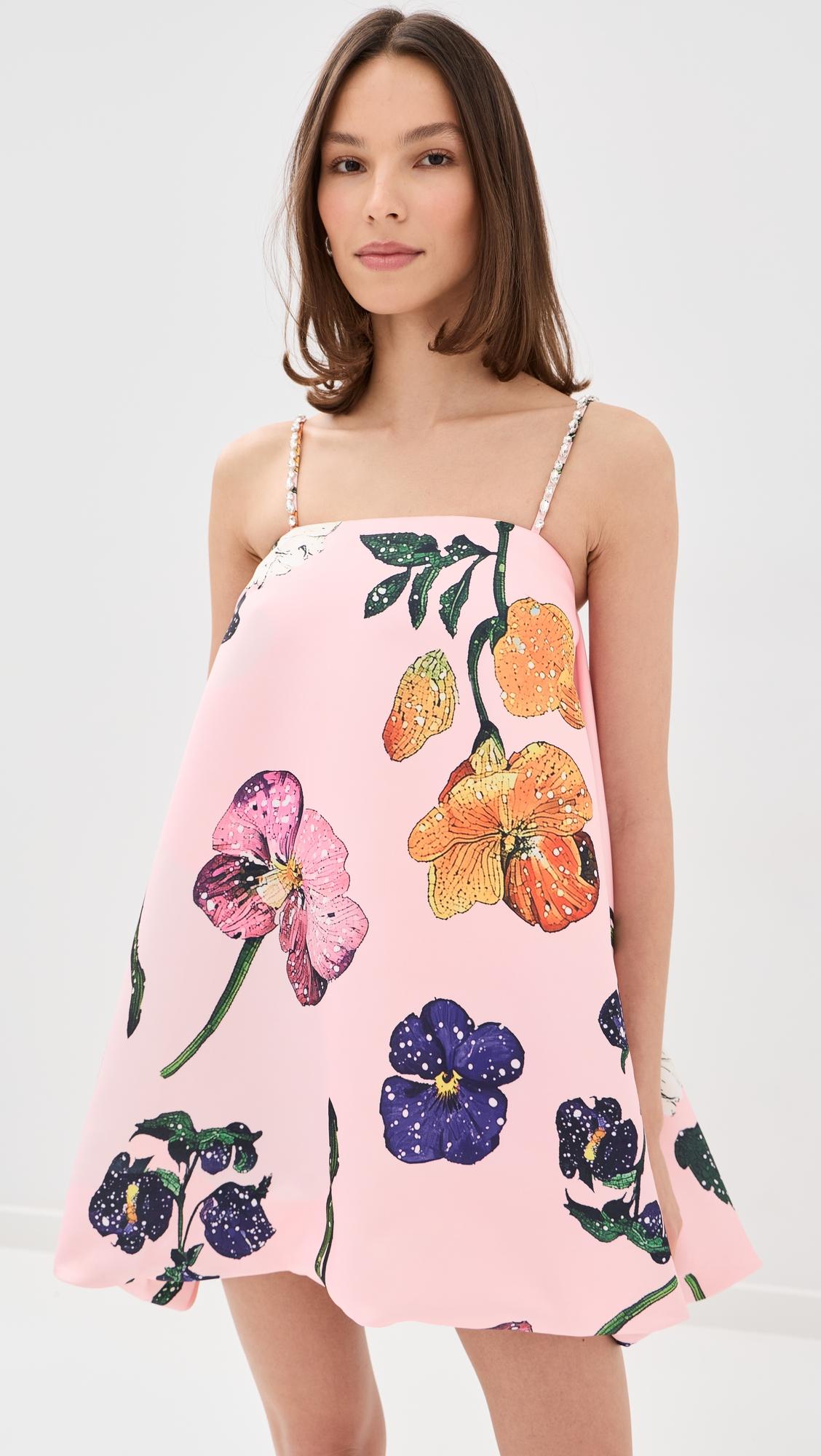 patsy embellished puff mini dress