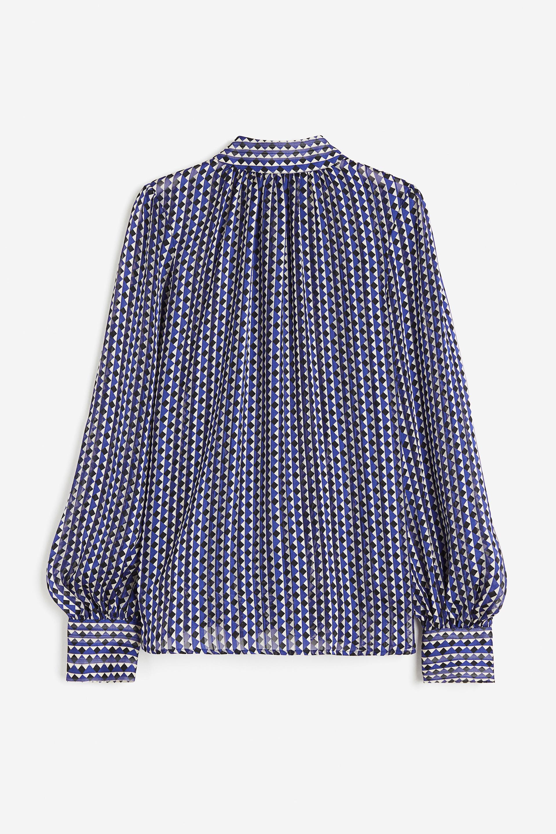 patterned blouse