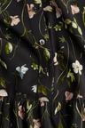 patterned viscose dress