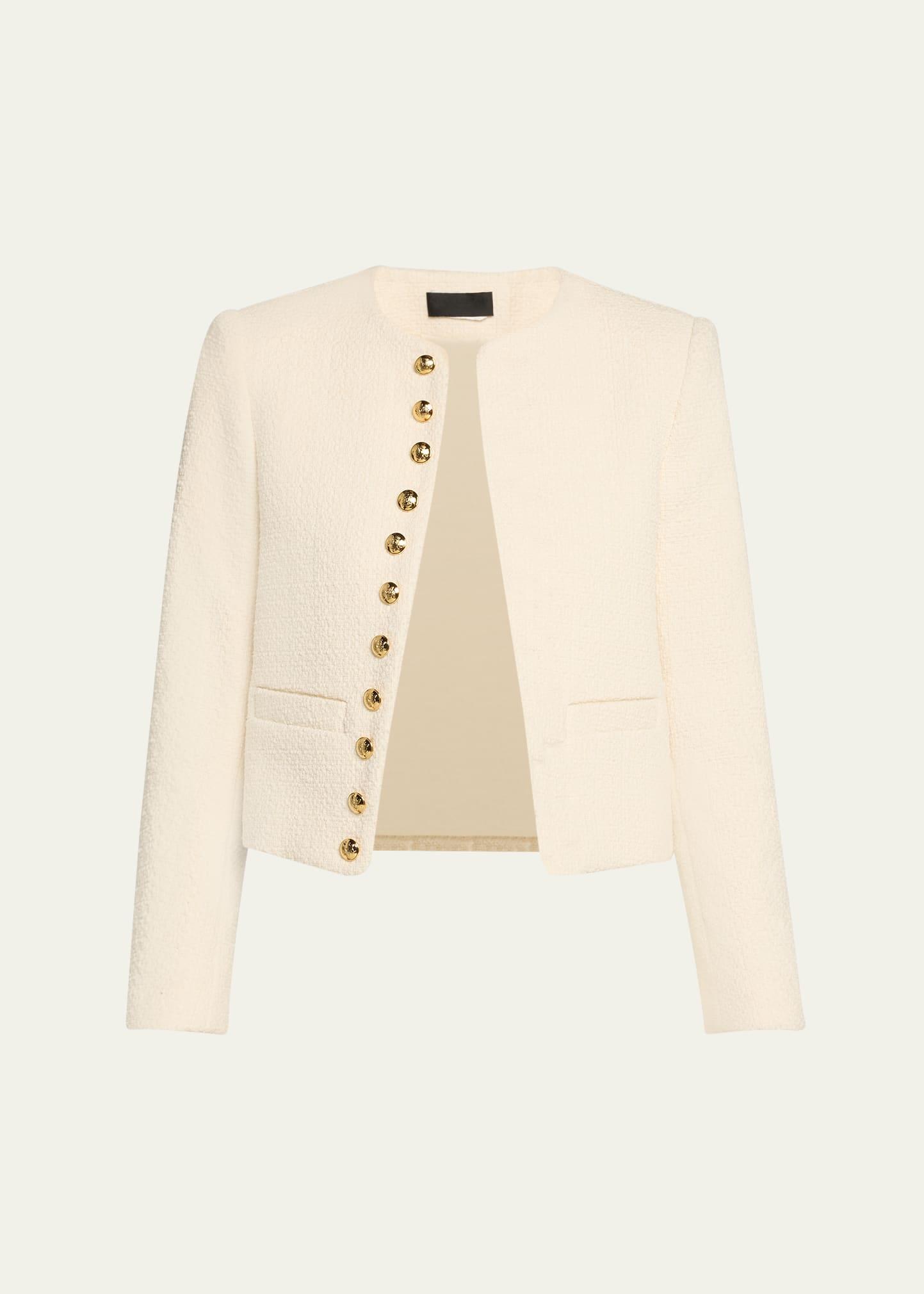 patti open-front short jacket