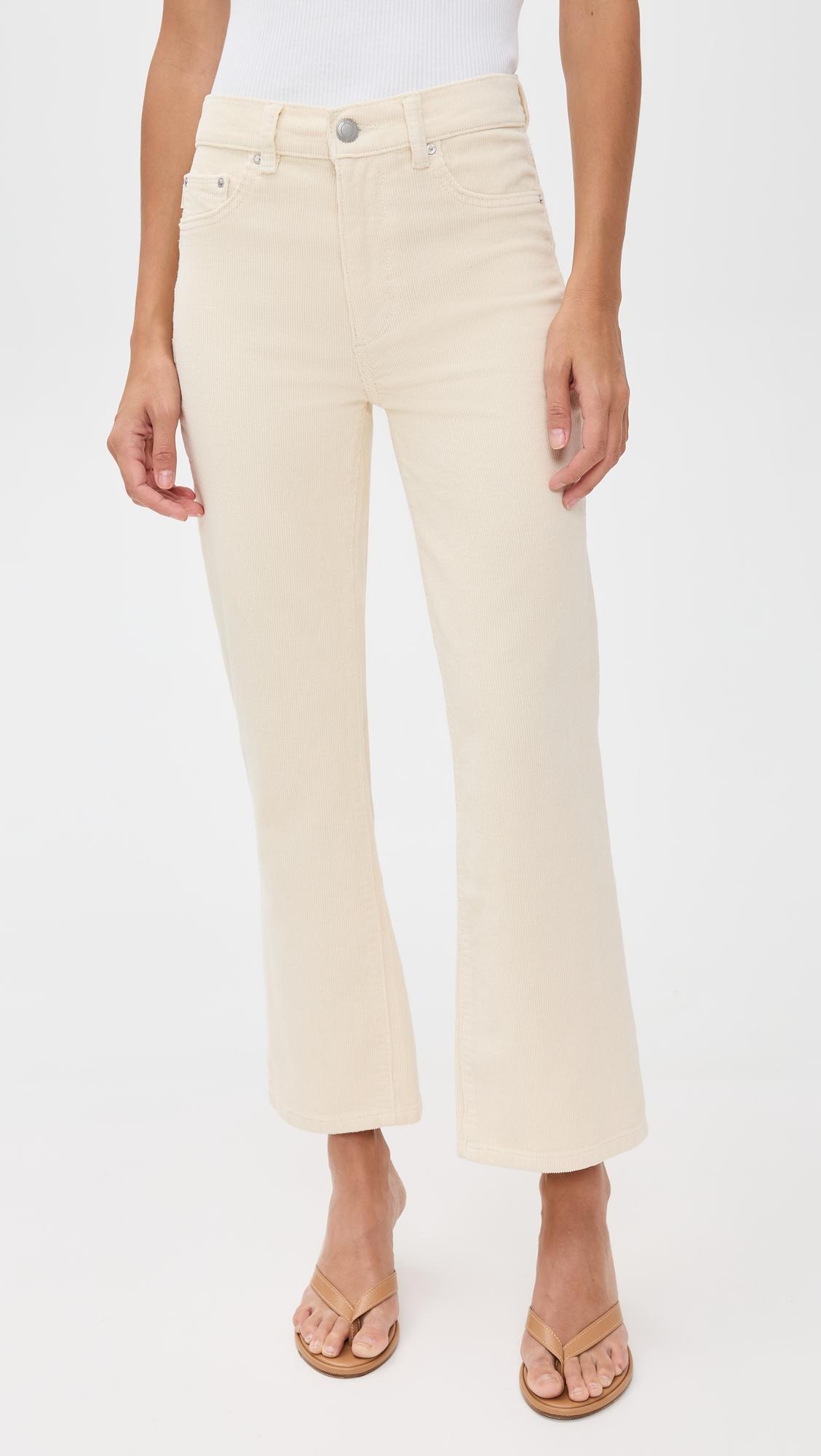 patti straight high rise ankle corduroy jeans