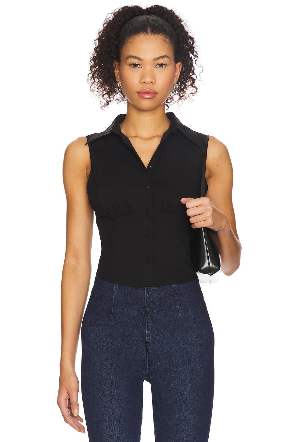 pattie button up top