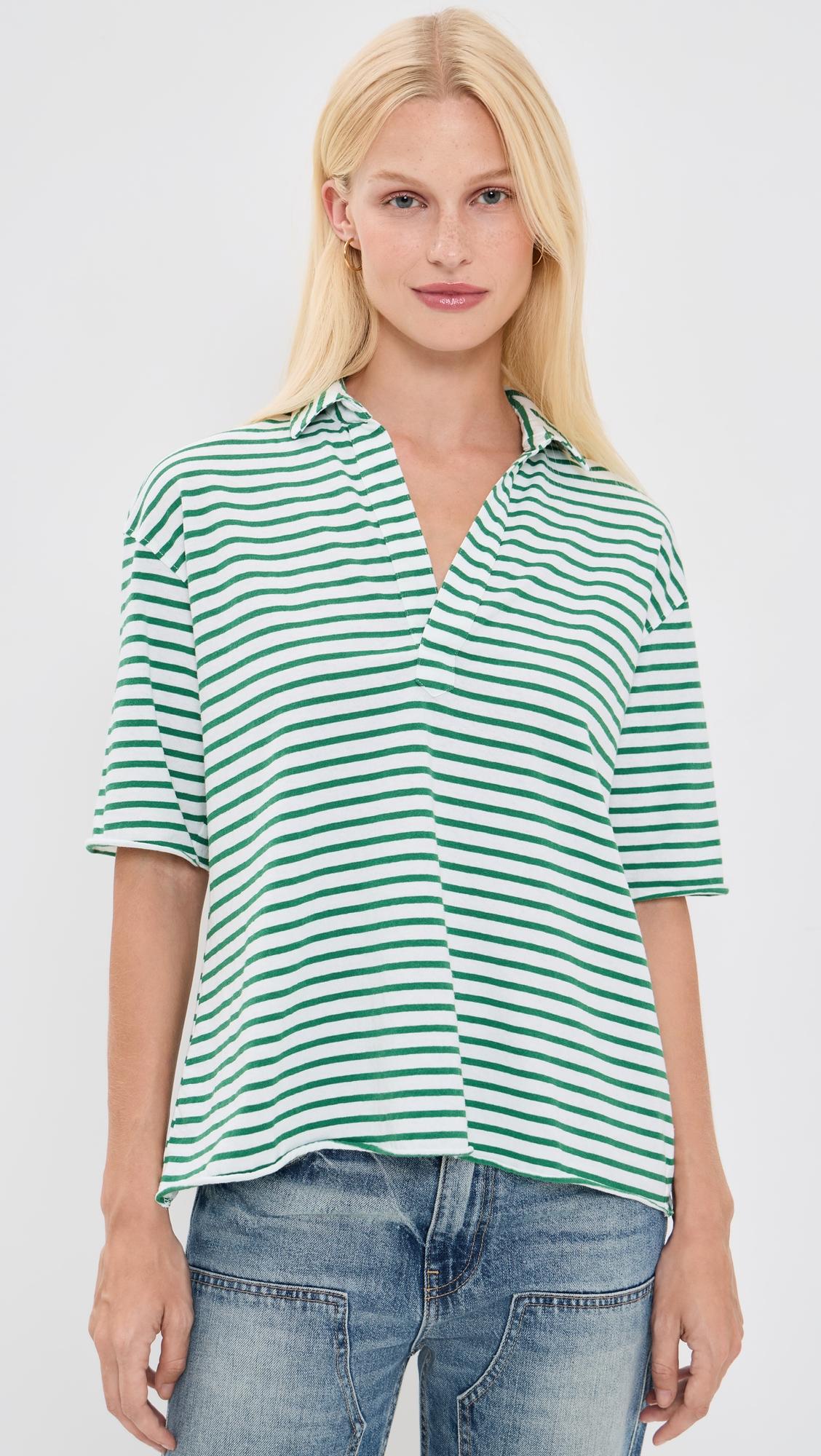 patty popover short sleeve henley