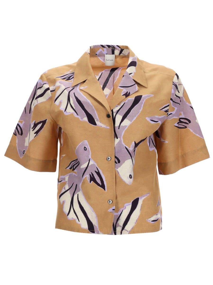 paul smith cotton and silk shirt
