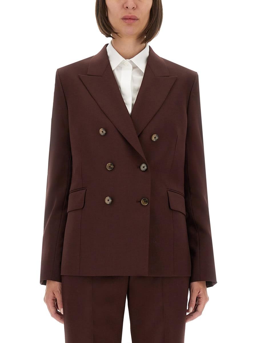 paul smith double-breasted wool blazer