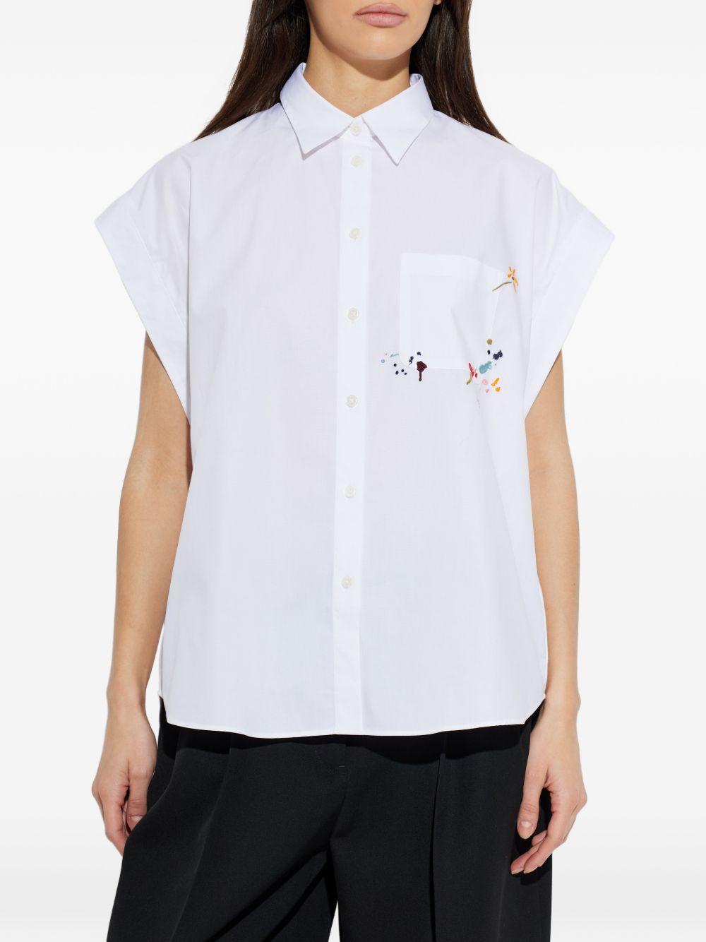 paul smith shirts white cotton - women