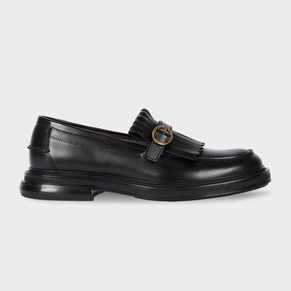 paul smith women's 'belinho' black leather loafers