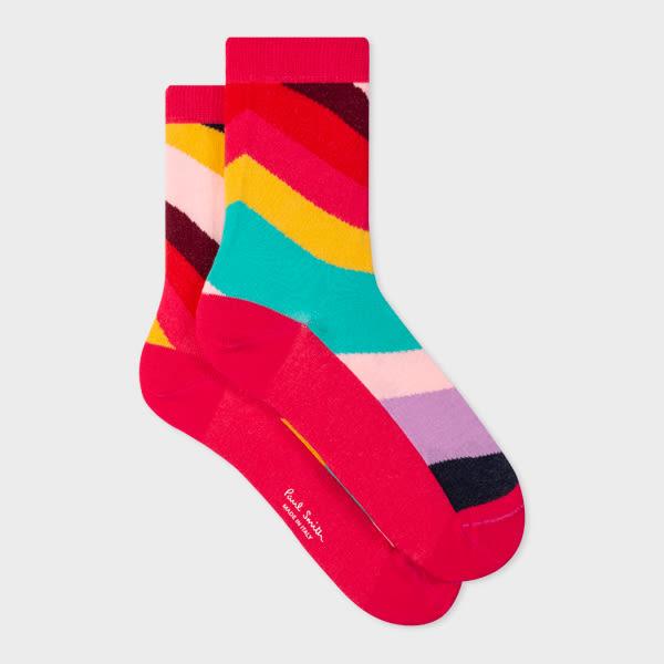 paul smith women's 'swirl' odd socks multicolour
