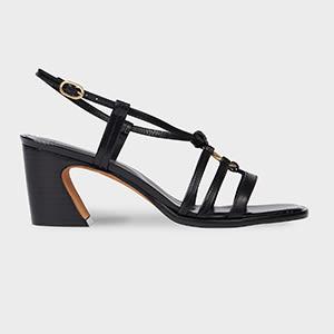 paul smith women's black 'amira' strappy heeled sandals