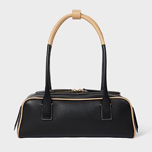 paul smith women's black leather 'agatha' bag