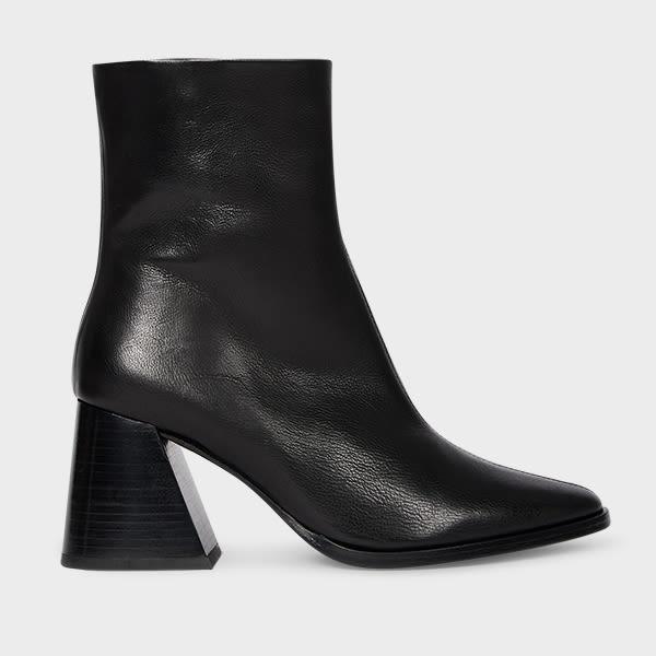 paul smith women's black leather 'baylis' boots