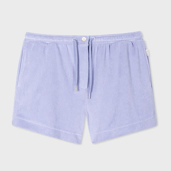 paul smith women's cornflower blue towelling shorts
