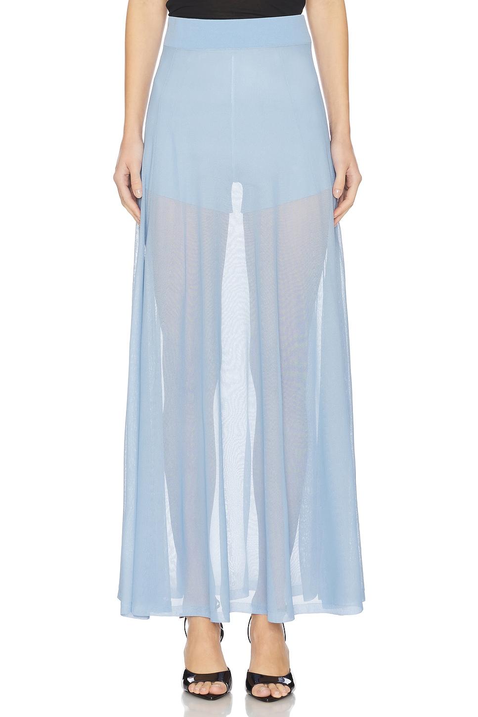 paz sheer maxi skirt