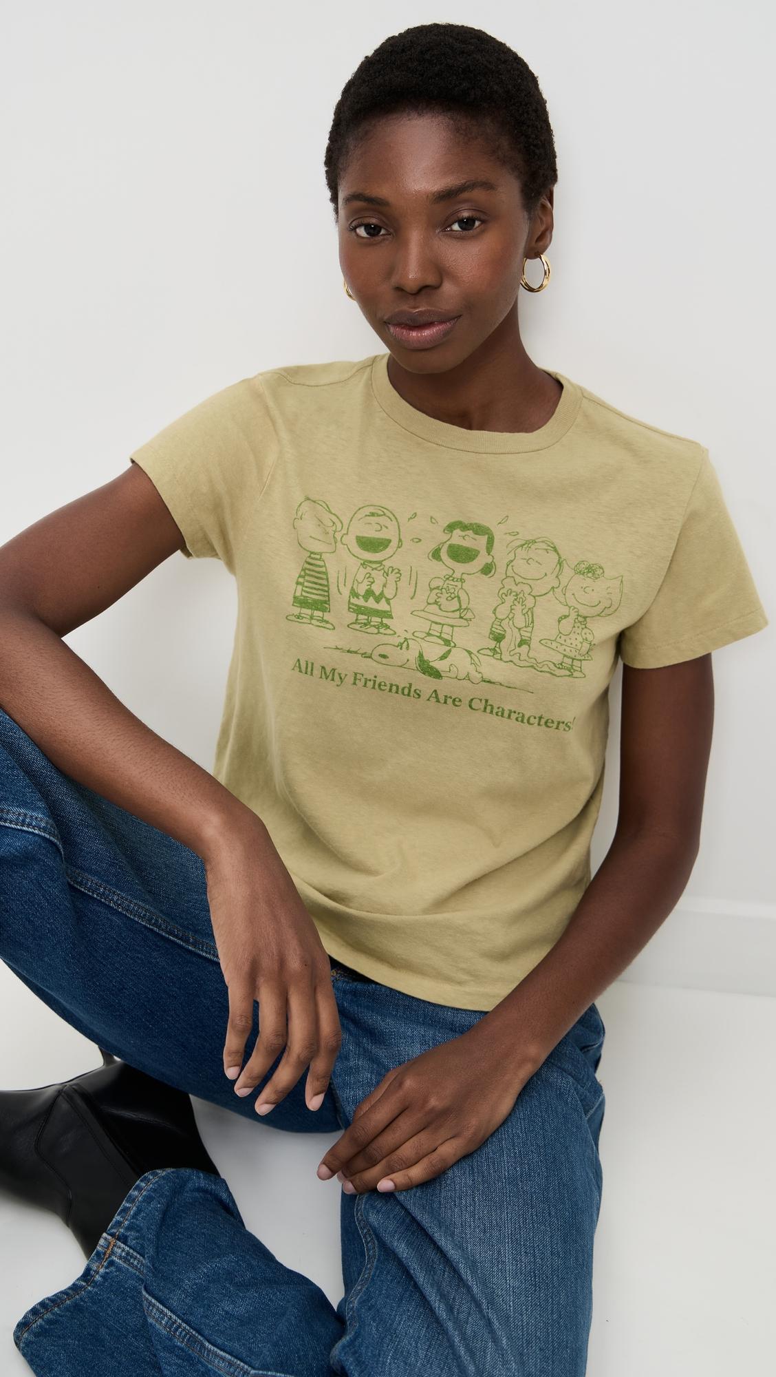 peanuts characters classic tee