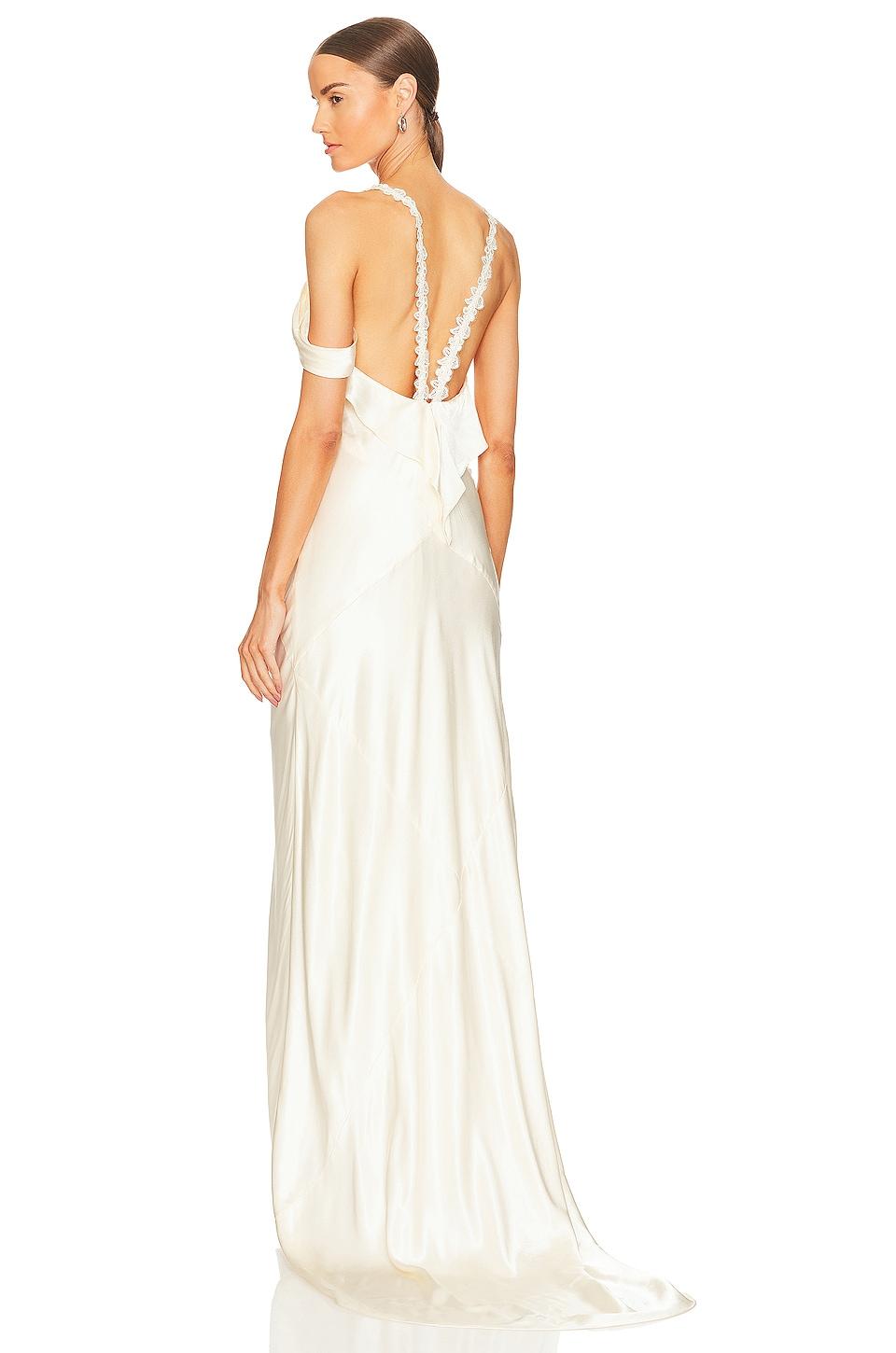 pearl bridal dress