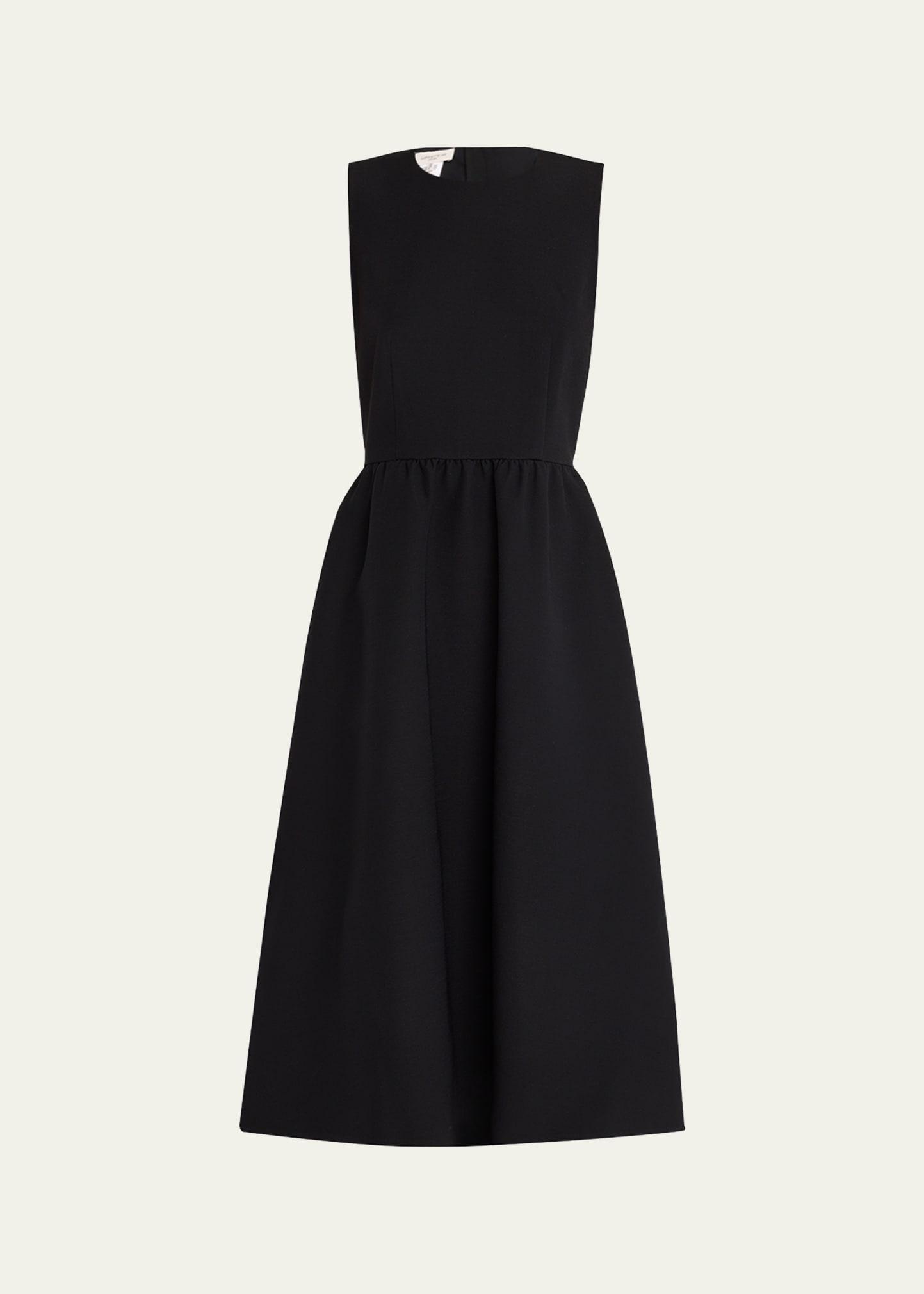 pearl-embellished sleeveless dress