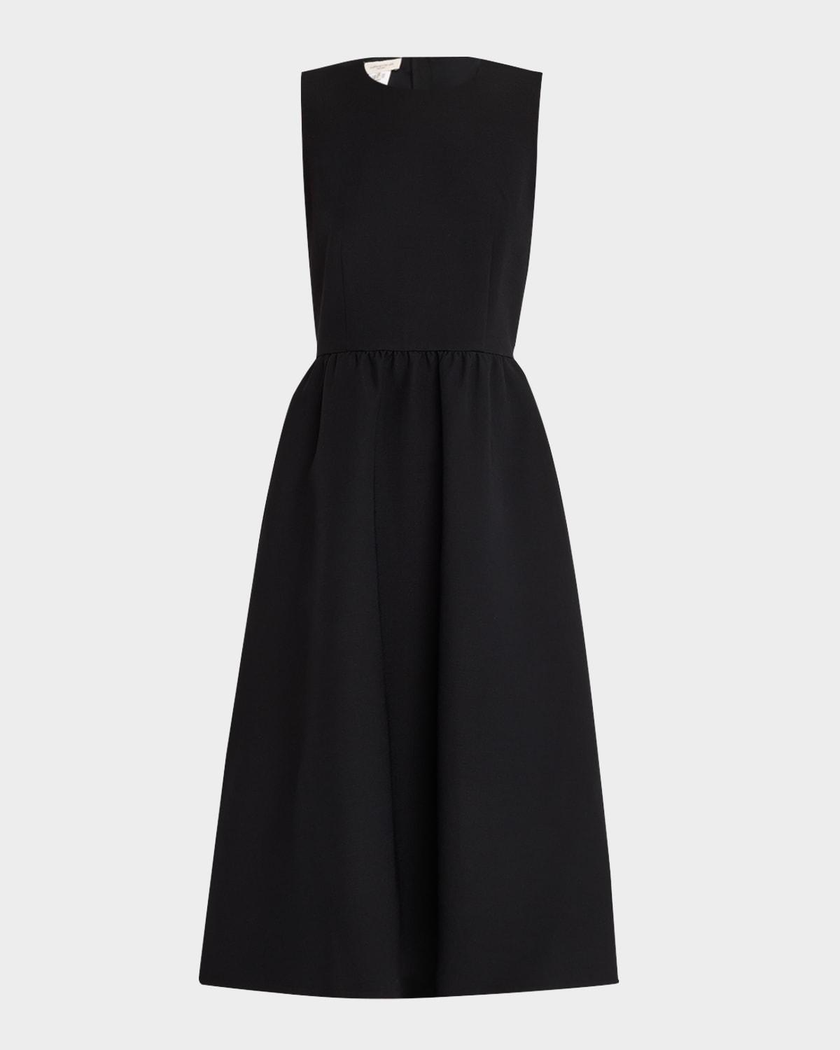pearl-embellished sleeveless dress