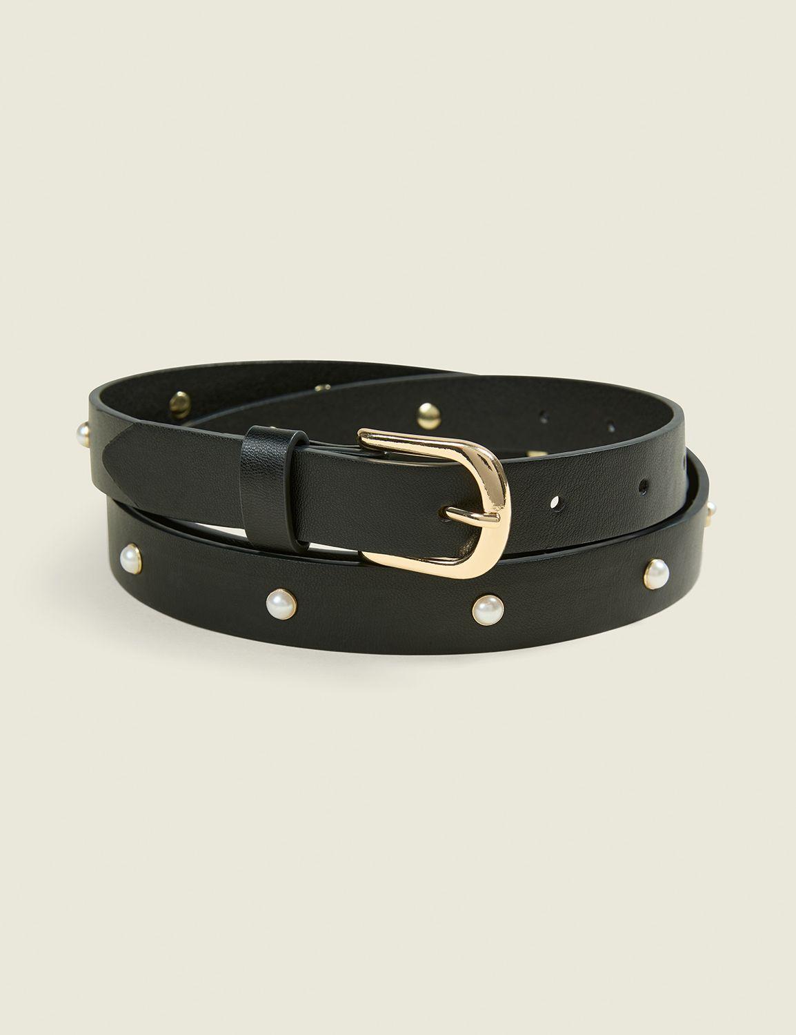 pearlized-detail belt