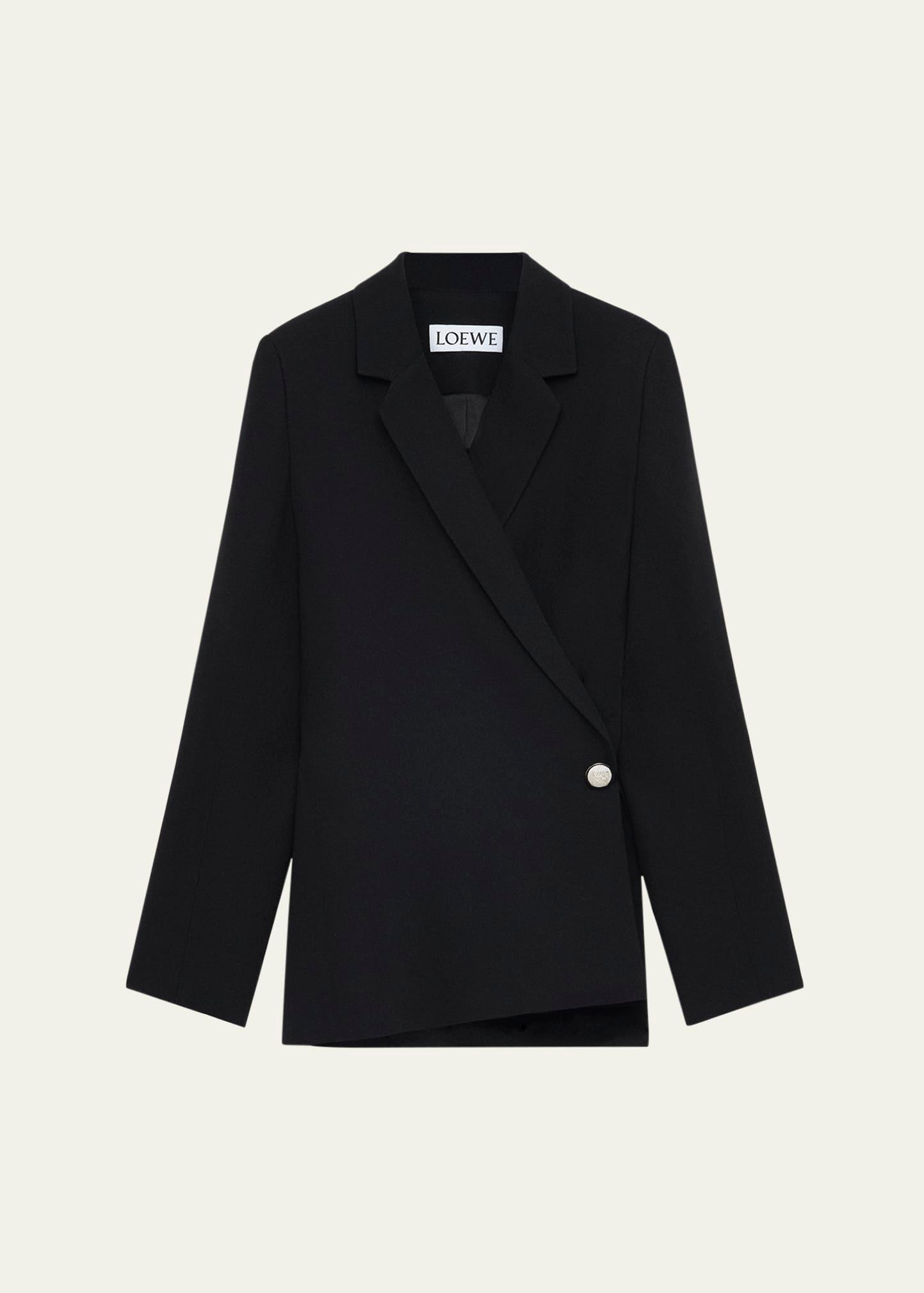 pebble single-breasted wrap blazer