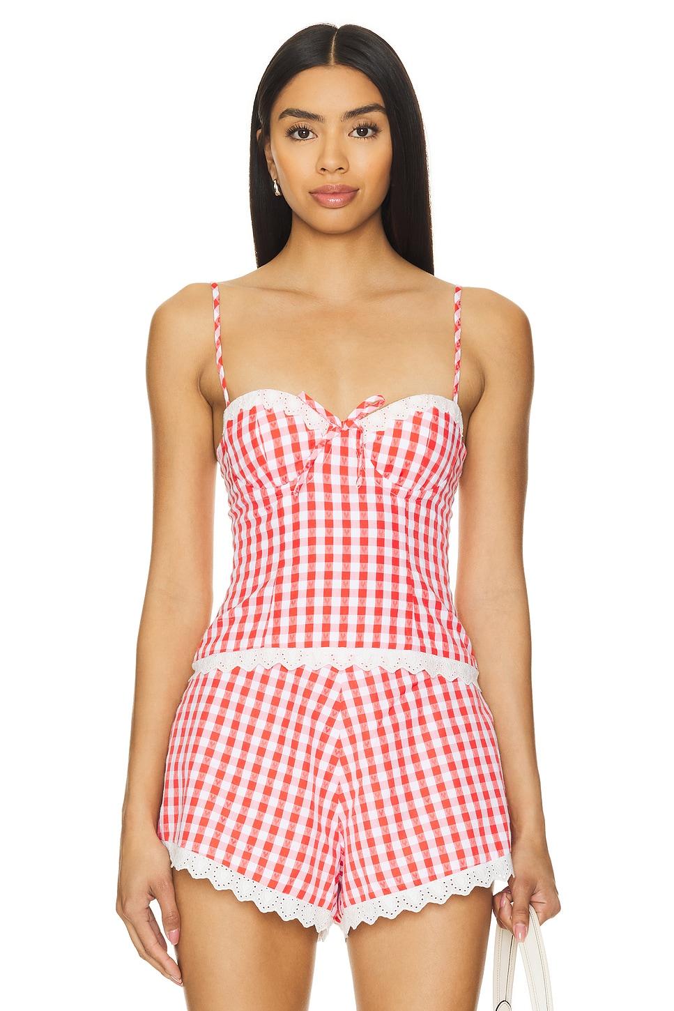 peggy bustier top