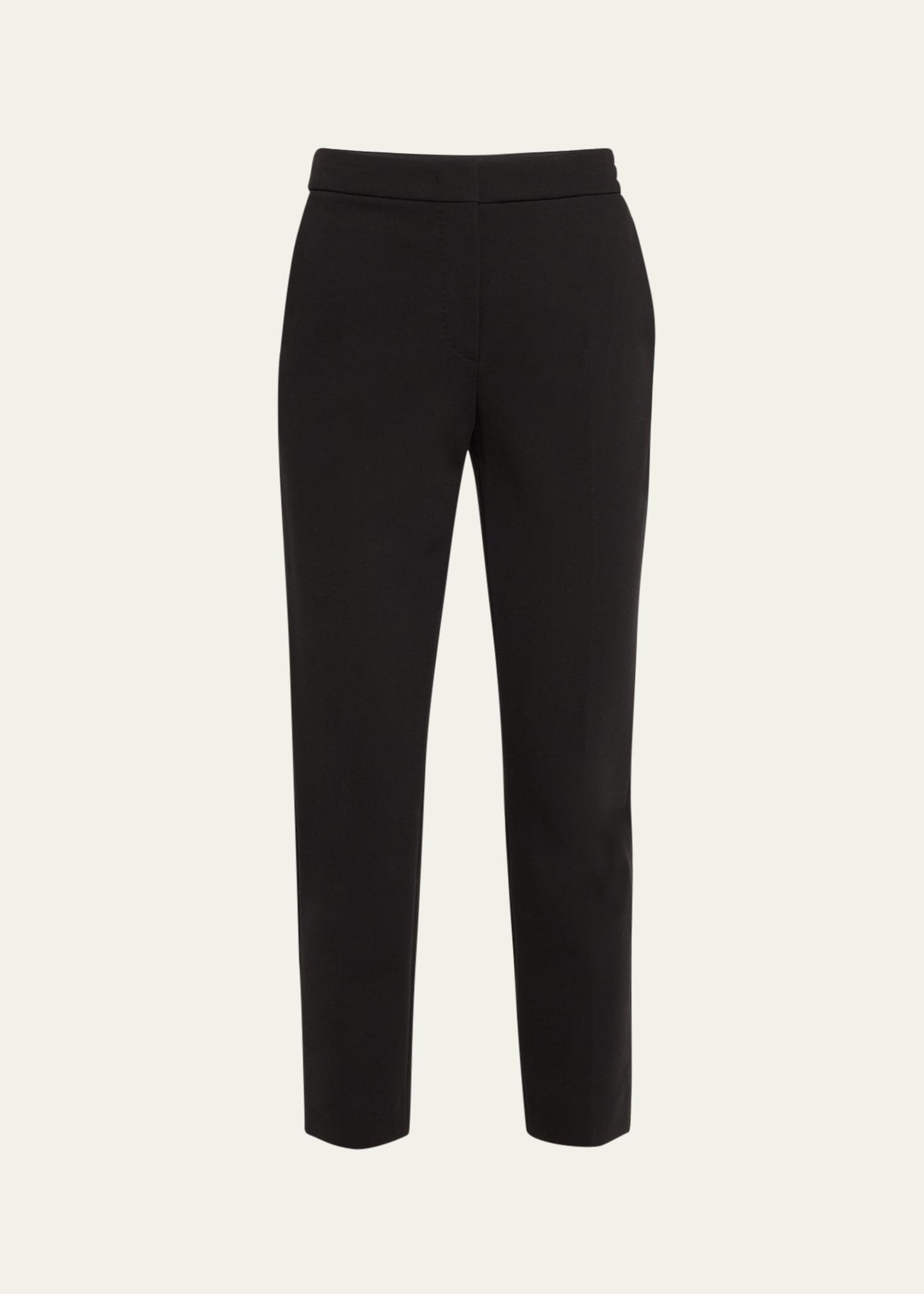 pegno jersey straight-leg ankle pants