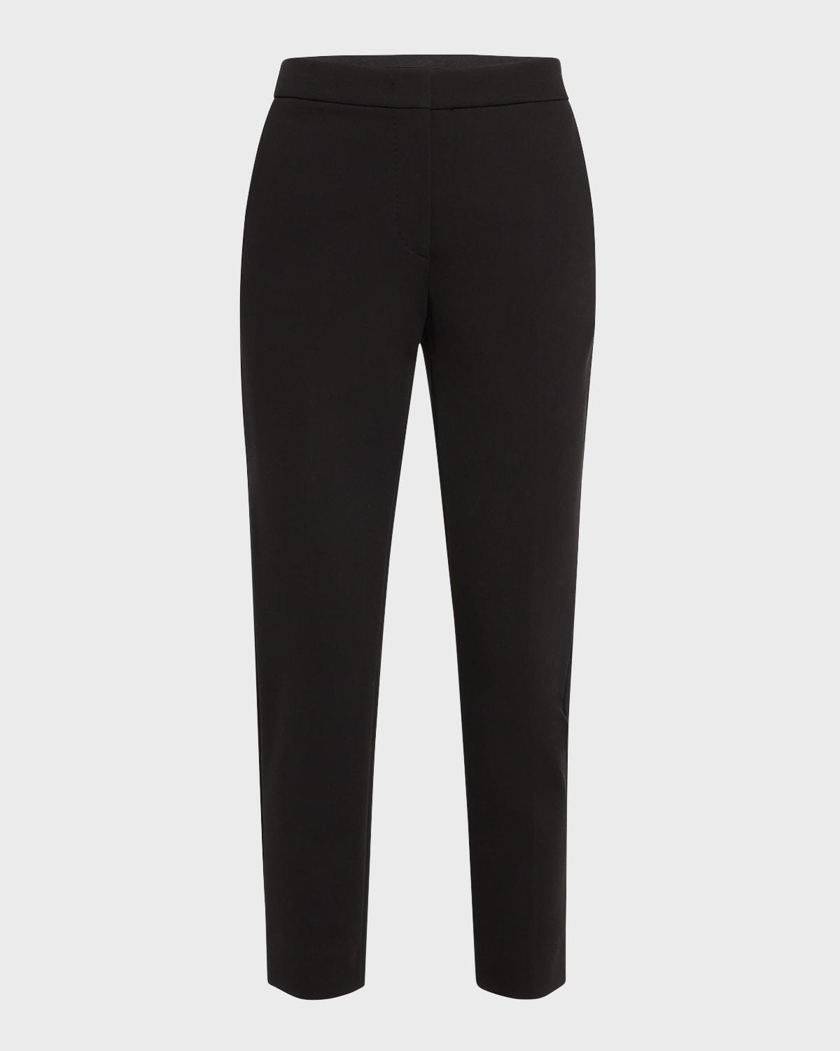 pegno jersey straight-leg ankle pants