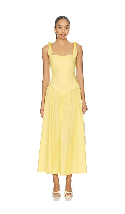 peixoto harlow dress in lemon.