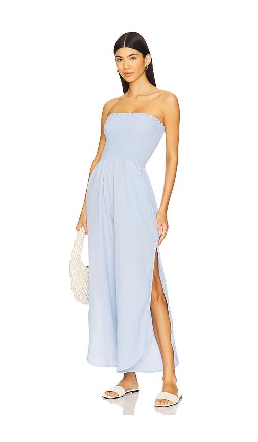 peixoto harriet jumpsuit in baby blue.