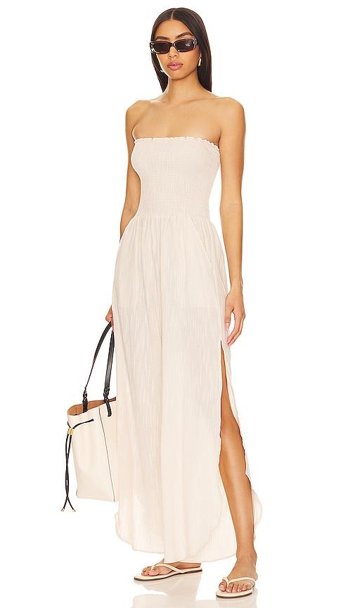 peixoto harriet jumpsuit in beige.