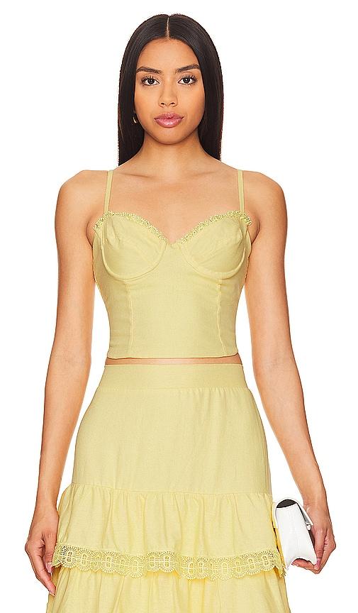 peixoto josie cami in yellow.