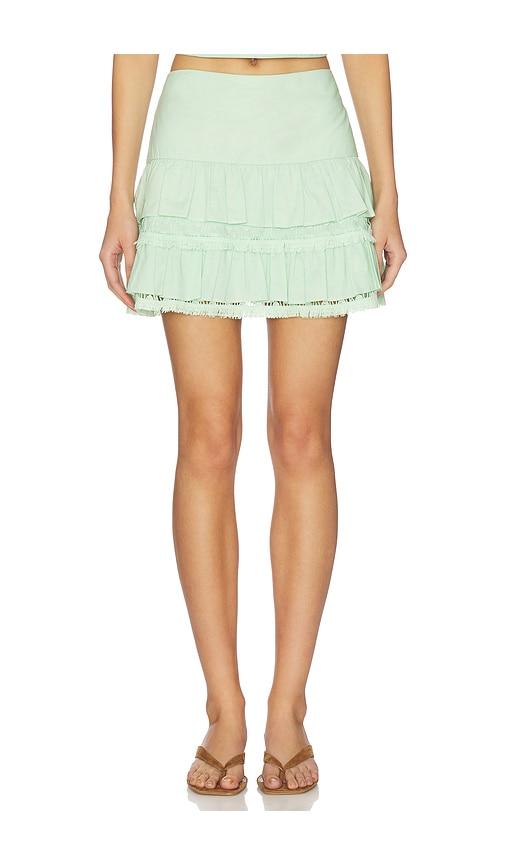 peixoto lydia skirt in mint.