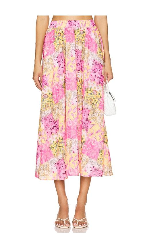 peixoto paula skirt in pink.