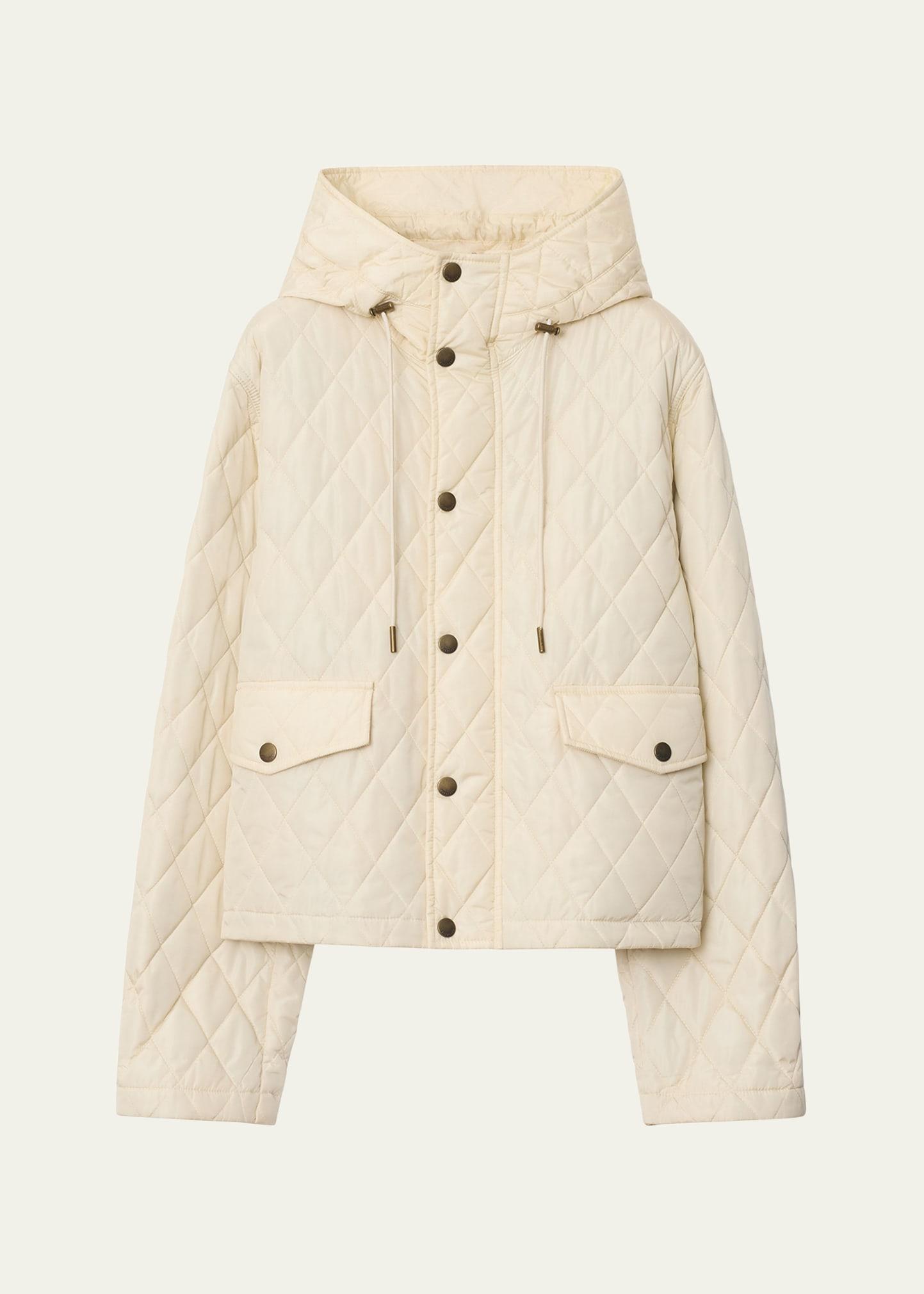 pembroke quilted hooded parka