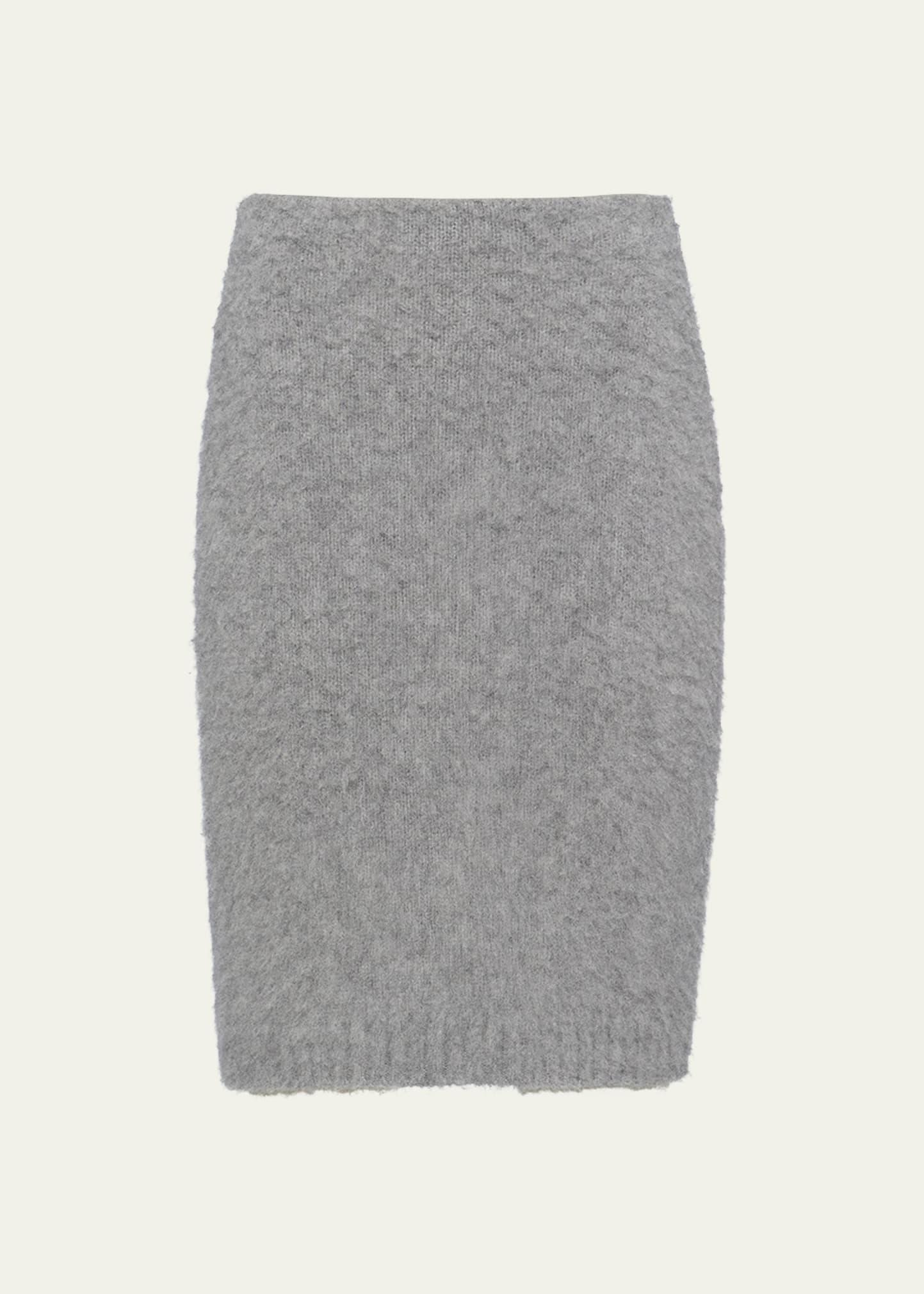 pencil cashmere skirt