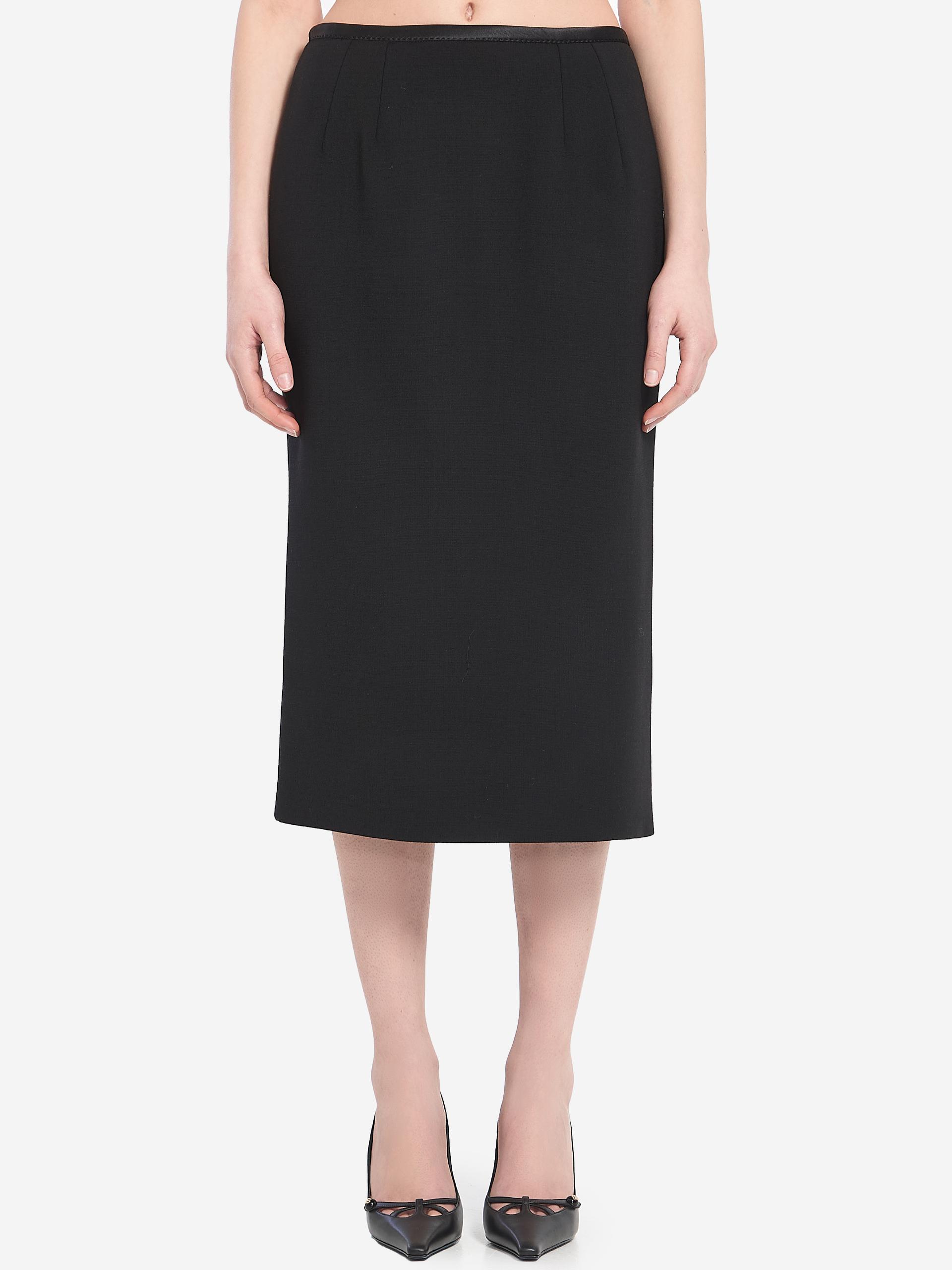 pencil longuette skirt